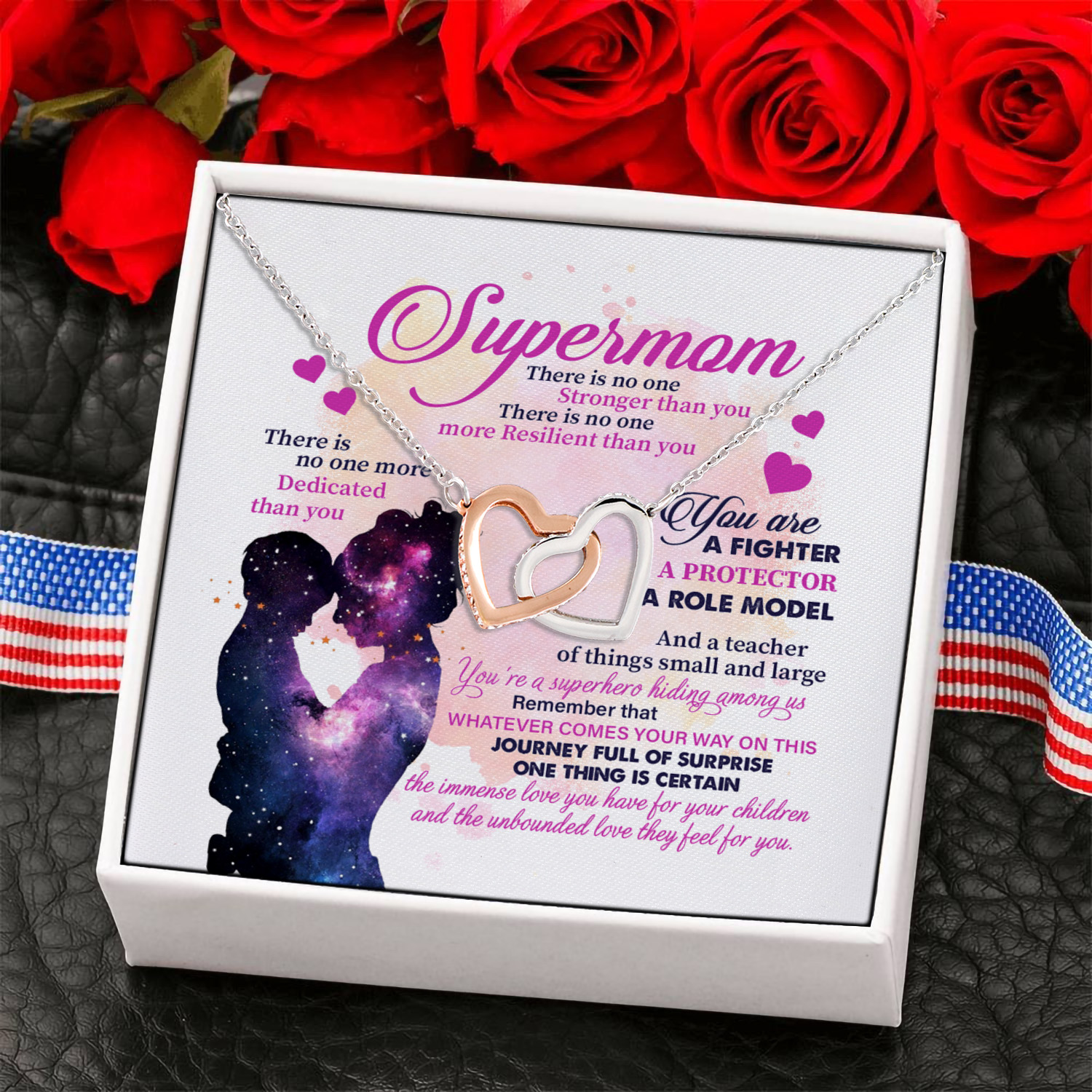 2NH. Supermom (6) Interlocking Hearts Necklace 6