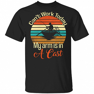 Can't Work Today My Arm, Black, Unisex T-Shirt