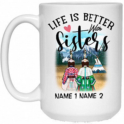 15 oz. White Mug