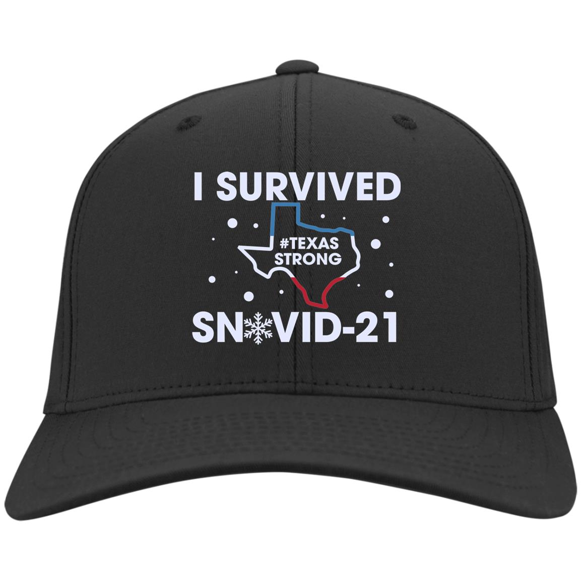 Snovid Hat, Black, Twill Cap Snovid Hat, Black, Twill Cap