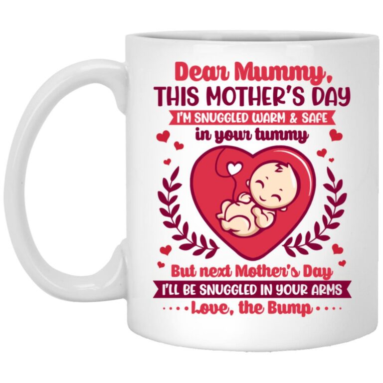 Dear Mummy This Mother's Day, White, 11 oz. White Mug