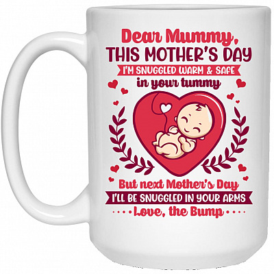 15 oz. White Mug
