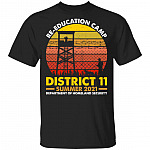 Re-Education Camp District 11 T-Shirt, Black, Unisex T-Shirt