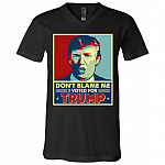 Don't Blame Me T shirt V neck, Black, V-Neck T-Shirt