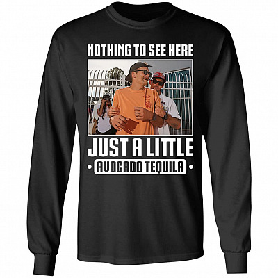Tequila Hoodie, Black, Long Sleeve