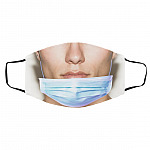 Bandit Prank Man, White, Cloth Face Cover – Medium/Large
