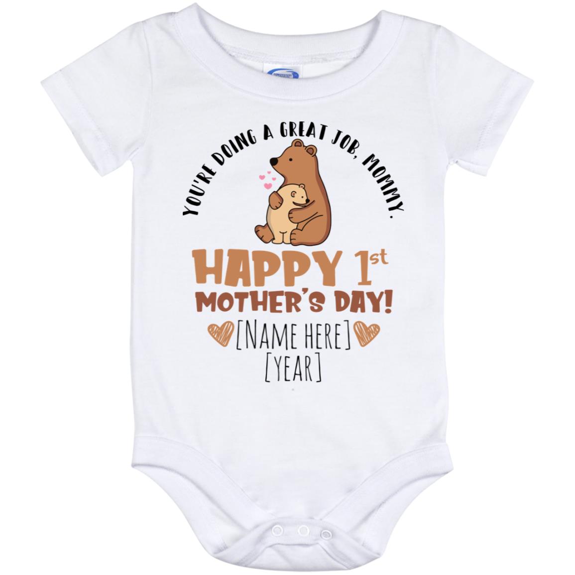 Personalized Bears Baby Onesie, White, Baby Onesie - 12 Month Personalized Bears Baby Onesie, White, Baby Onesie - 12 Month