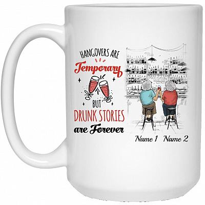 15 oz. White Mug