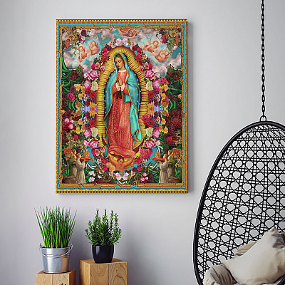 Alternative view of Lady Of The Guadalupe Virgin Mother Of God Framed Canvas - Our Lady Virgin Mary Unframed Poster