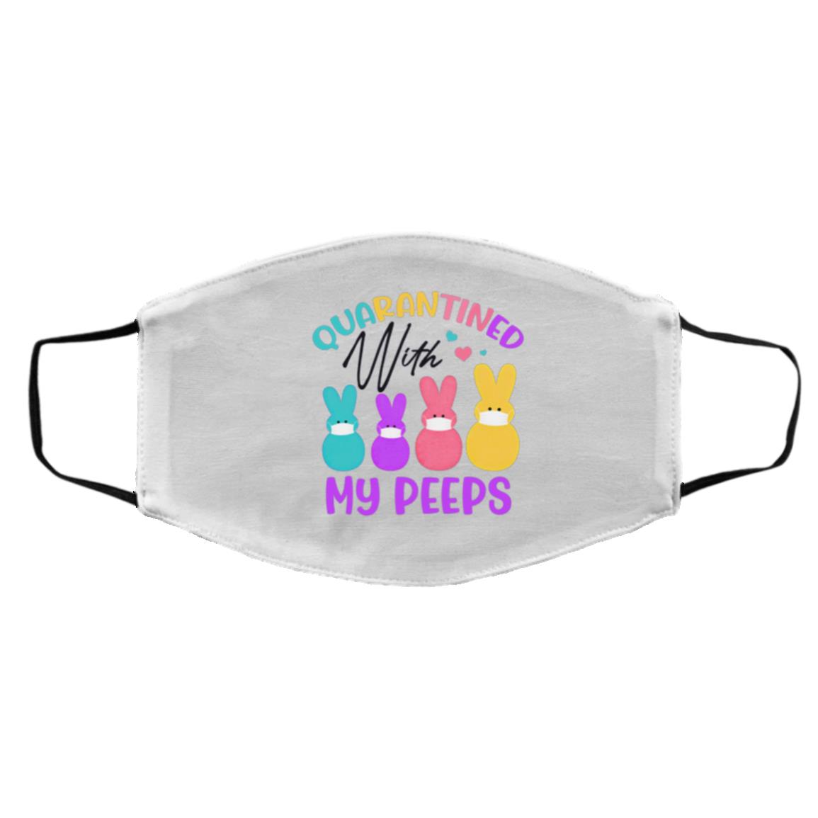 Quarantine Mask, White, Cloth Face Cover – Medium/Large Quarantine Mask, White, Cloth Face Cover – Medium/Large
