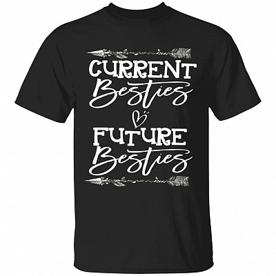 besties 4, Black, Unisex T-Shirt