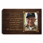 Personalized Custom Photo In Loving Memory Memorial Framed Canvas - Unframed Poster - Sympathy Gift For Loss, White, 0.75'' Framed Canvas Personalized Custom Photo In Loving Memory Memorial Framed Canvas - Unframed Poster - Sympathy Gift For Loss, White, 0.75'' Framed Canvas