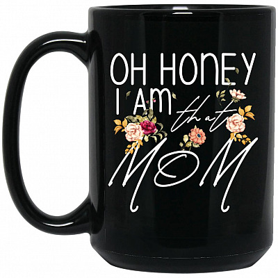 15 oz. Black Mug