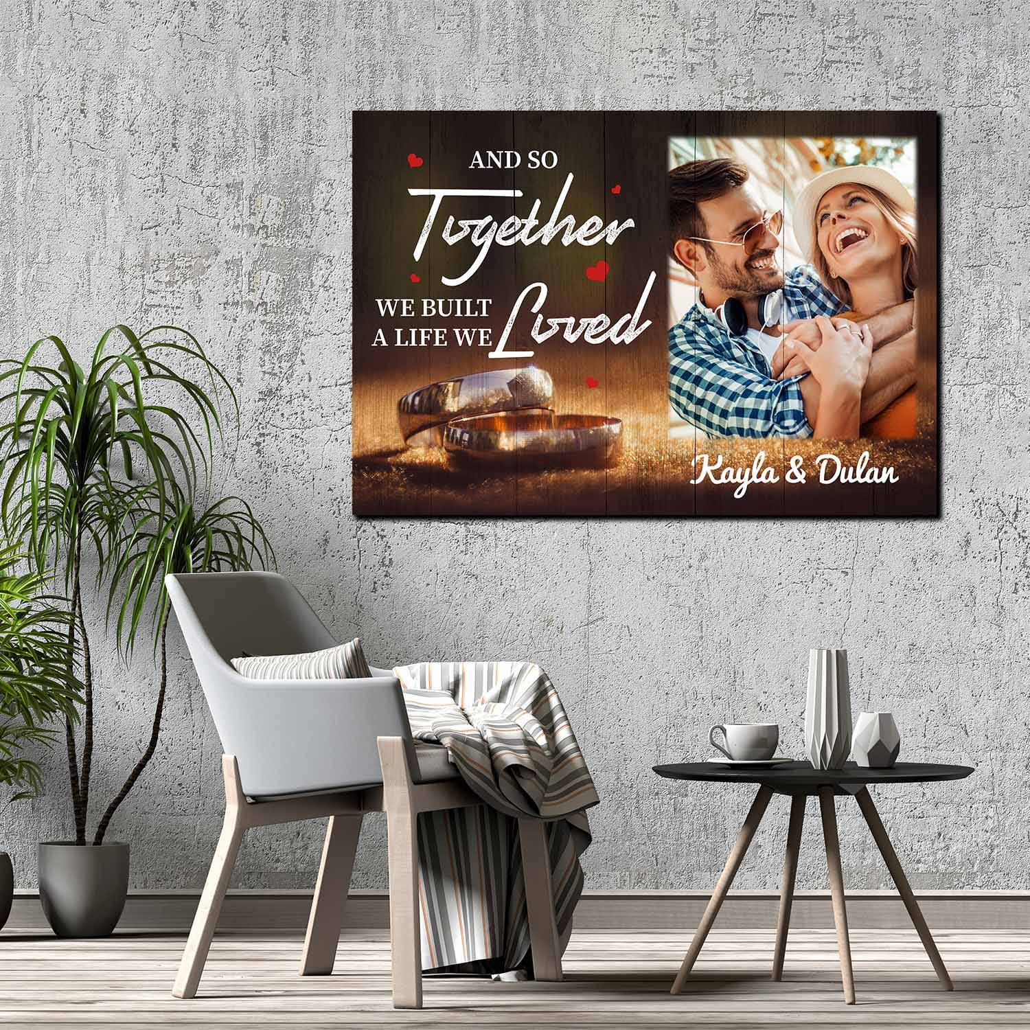 6VT. And So Together We Built A Life Custom canvas mk2