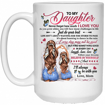 15 oz. White Mug