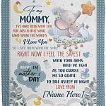 Personalized I Love, White, Cozy Plush Fleece Blanket - 50x60