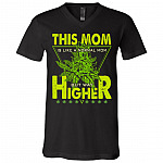 Mom Shirt, Black, V-Neck T-Shirt