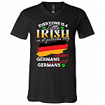 Everyone Is A Little Irish, Black, V-Neck T-Shirt