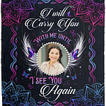 Custom Photo I Will, White, Cozy Plush Fleece Blanket - 50x60
