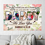 3VT. Dad To The World You Are Custom canvas mk3