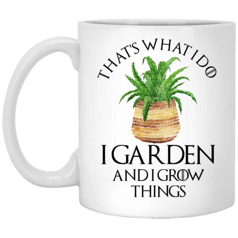 That's What I Do I Garden, White, 11 oz. White Mug