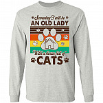 Someday I Will Be An Old Lady Long Sleeve, Ash, Long Sleeve