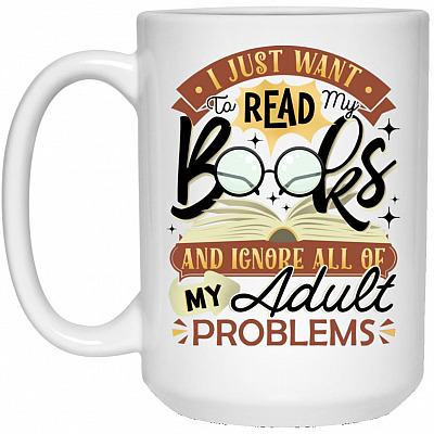 15 oz. White Mug