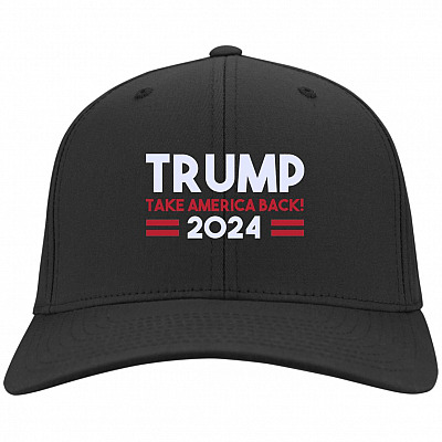 Trump Take America Back, Black, Twill Cap