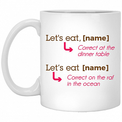 Personalized Let's, White, 11 oz. White Mug