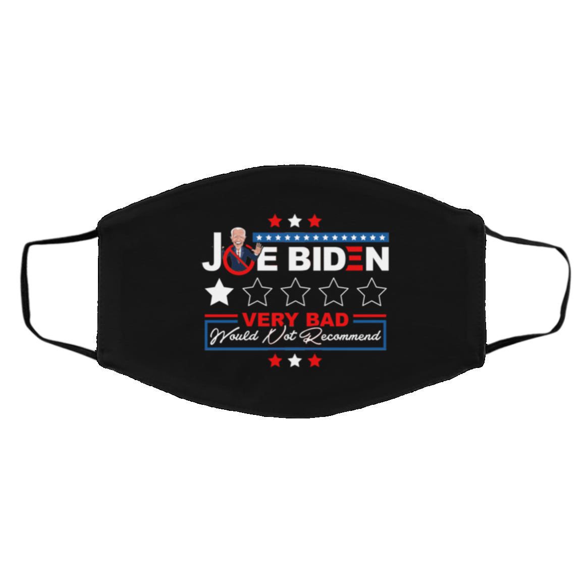 Joe Biden Very Bad Would Not Recommend Washable Reusable Custom - Printed Cloth Face Mask Cover, Black, Cloth Face Cover – Medium/Large Joe Biden Very Bad Would Not Recommend Washable Reusable Custom - Printed Cloth Face Mask Cover, Black, Cloth Face Cover – Medium/Large