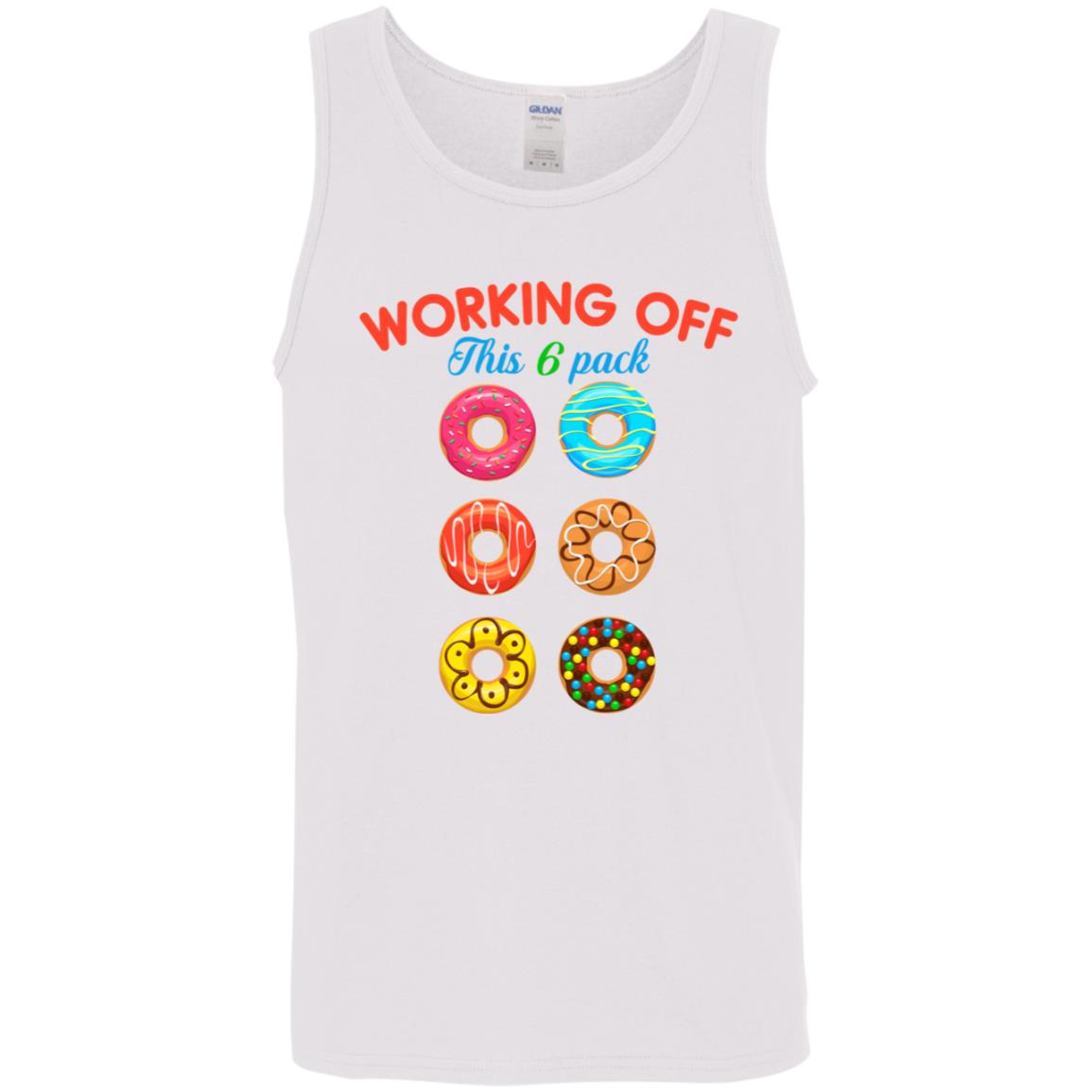 Working Off Tank Top, White, Unisex Tank Top