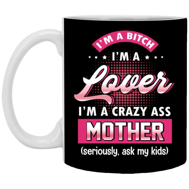 Lover Mug, Black, 11 oz. White Mug