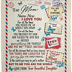 Personalized Airmail, White, Cozy Plush Fleece Blanket - 50x60