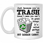 Trash Mug, White, 11 oz. White Mug Trash Mug, White, 11 oz. White Mug