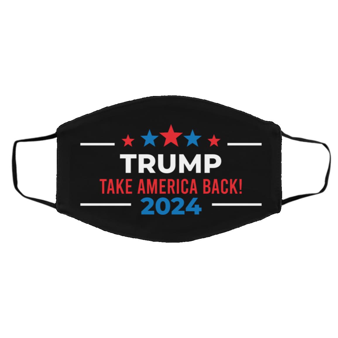 Trump Mask, Black, Cloth Face Cover – Medium/Large Trump Mask, Black, Cloth Face Cover – Medium/Large