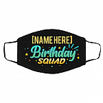Personalized Mask, White, Cloth Face Cover – Medium/Large