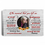 Personalized Photo the Moment That You Left Me My Heart Split in Two Wrapped Framed Canvas Prints - Unframed Poster, White, 0.75'' Framed Canvas Personalized Photo the Moment That You Left Me My Heart Split in Two Wrapped Framed Canvas Prints - Unframed Poster, White, 0.75'' Framed Canvas