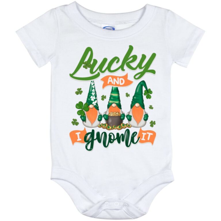 lucky baby, White, Baby Onesie - 12 Month