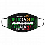 italian, Black, Cloth Face Cover – Medium/Large