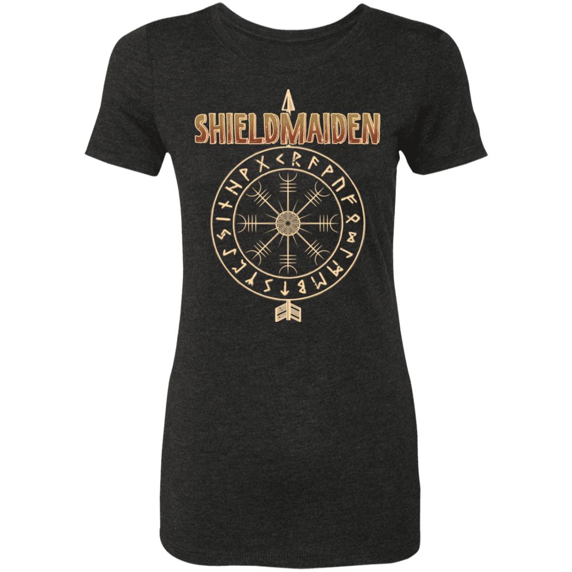 Shieldmaidens Ladies Tshirt, Vintage Black, Premium Ladies T-Shirt
