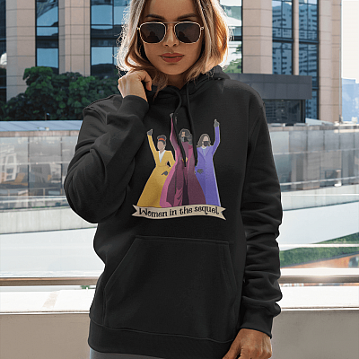 Alternative view of Kamala Michelle Amanda - Include Women in the Sequel Feminist Hoodie - Sweatshirt