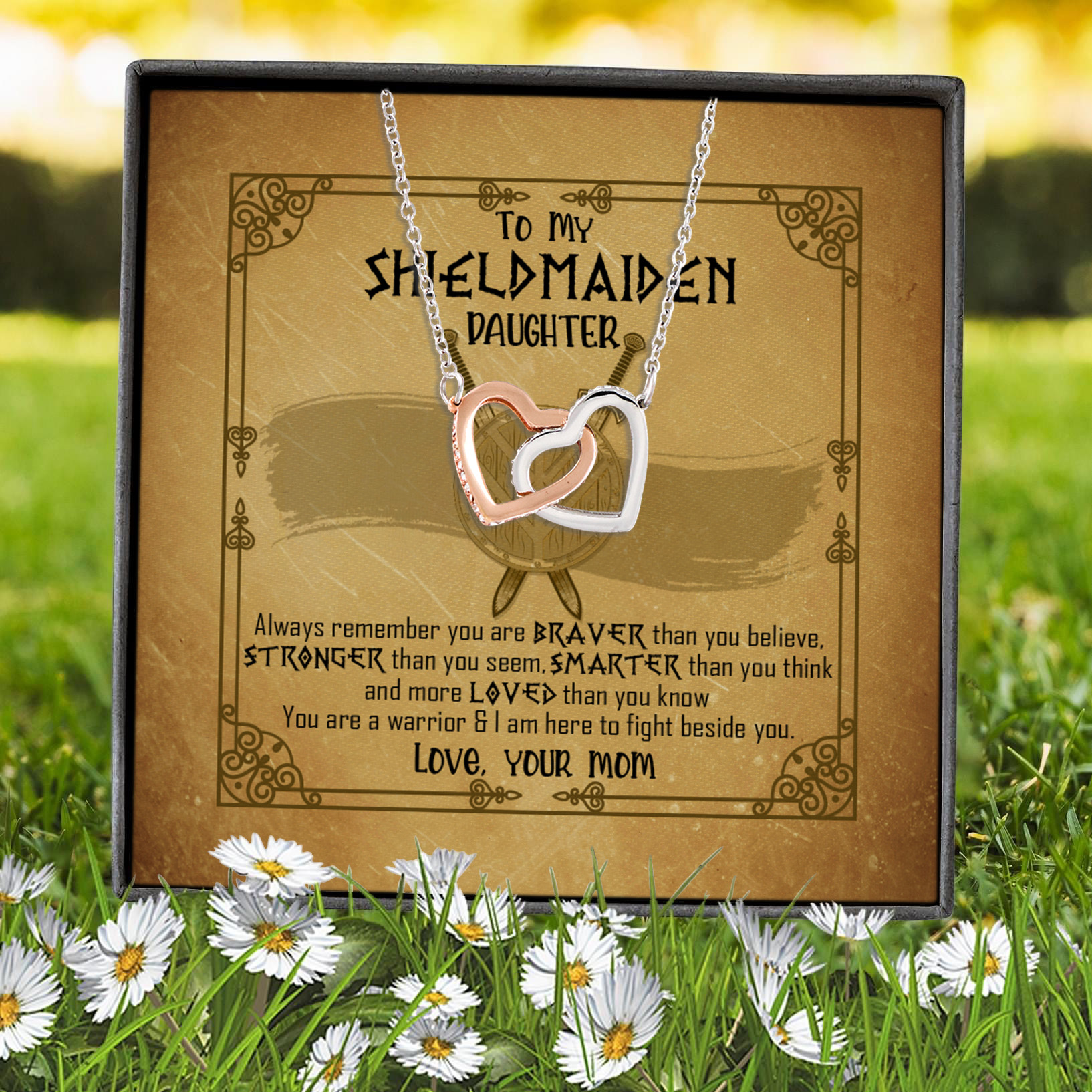 11Th. Shieldmaiden Daughter. Interlocking Hearts Necklace 7
