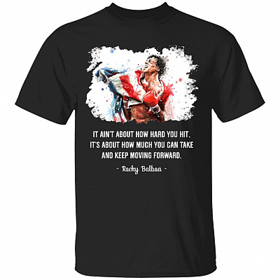 Rocky Shirt, Black, Unisex T-Shirt