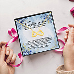 4O. Daughter In Law(4) Infinity Heart Necklace (Gold) 5