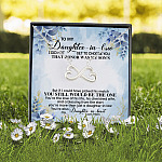 4O. Daughter In Law(4) Infinity Heart Necklace (Silver) 2