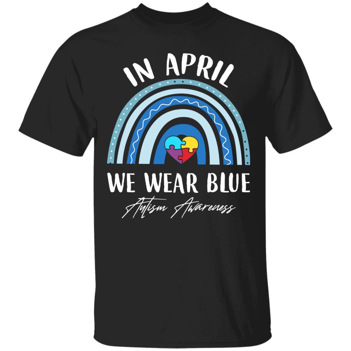 April Shirt, Black, Unisex T-Shirt