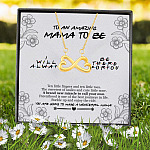To An Amazing Mama To Be You Are Going To Make A Wonderful Mama Pregnancy Gift Infinity Heart Pendant Necklace