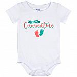 Made In Quarantine, White, Baby Onesie - 12 Month