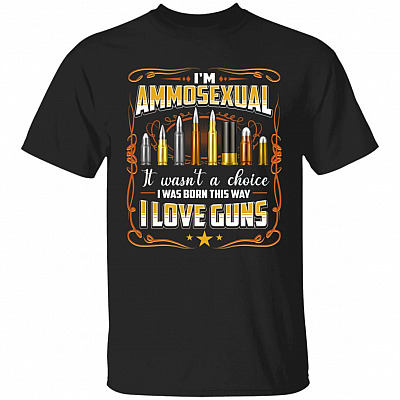 Ammosexual Tshirt, Black, Unisex T-Shirt