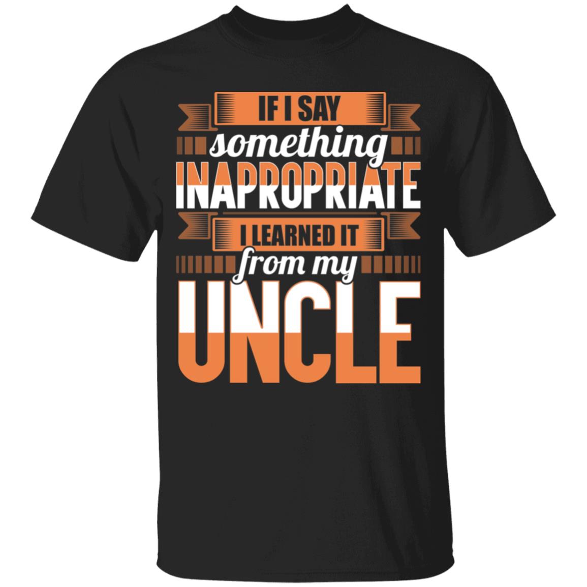 Uncle Shirt, Black, Youth T-Shirt